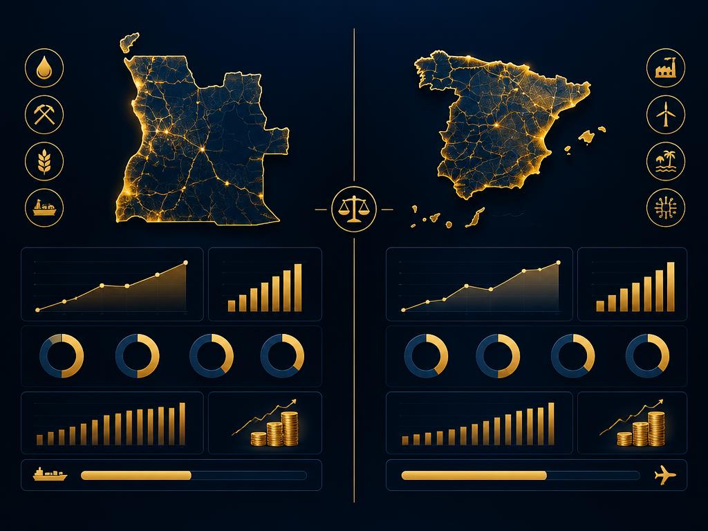 Comparador de Investimento Angola–Espanha